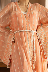 3 Piece Unstitched Embroidered Chiffon Suit with Embroidered Chiffon Dupatta LE-52016